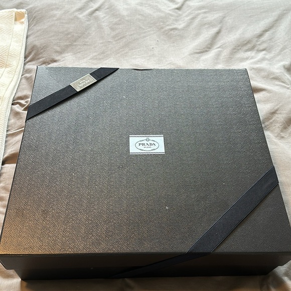 Prada Re-edition 1995 Chaine Large Re-nylon Tote Bag. Color -Blue. - Picture 10 of 11